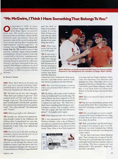 Mr.McGwire, I Think I Have Something That Belongs to You